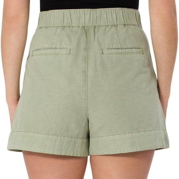 Women's NWT Joie Limited Edition Linen Blend Pleated Shorts Size XL - Picture 2 of 6
